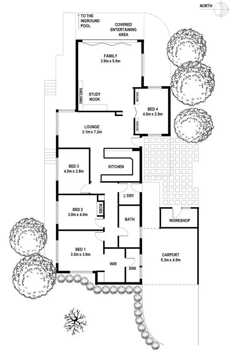 Floorplan of Homely house listing, 2 Castle Howard, Cheltenham NSW 2119