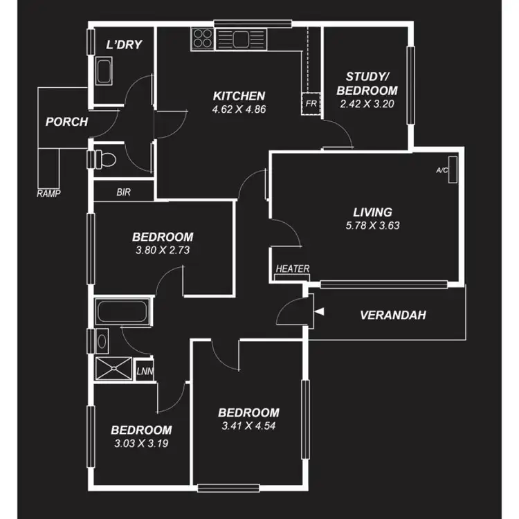 Floorplan of Homely house listing, 22 Claring-Bould Road, Christies Beach SA 5165