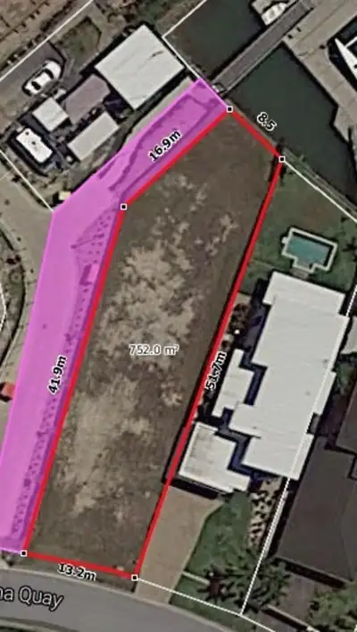 Floorplan of Homely land listing, 30 MARINA QY, Trinity Park QLD 4879