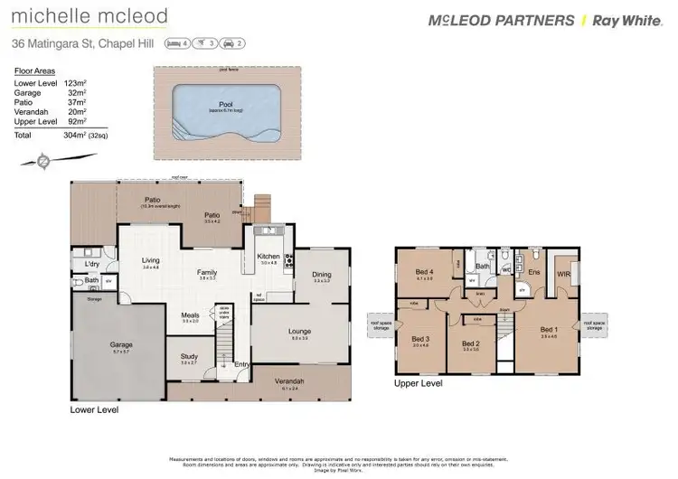 Floorplan of Homely house listing, 36 Matingara Street, Chapel Hill QLD 4069