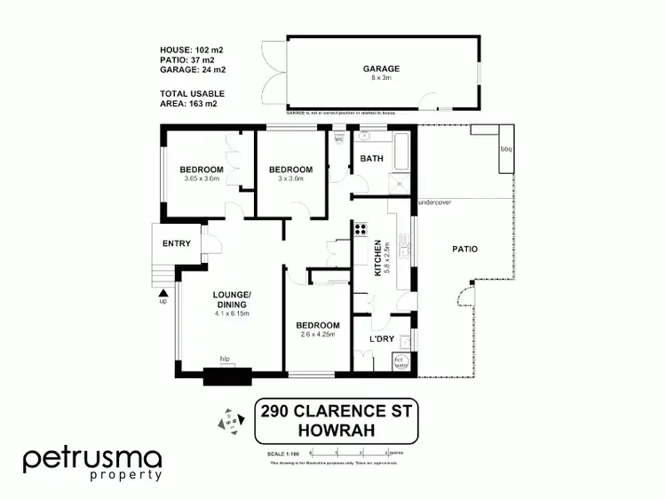 Floorplan of Homely house listing, 290 Clarence Street, Howrah TAS 7018
