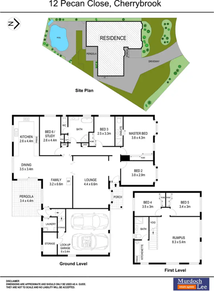 Floorplan of Homely house listing, 12 Pecan Close, Cherrybrook NSW 2126
