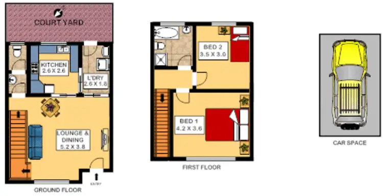 Floorplan of Homely apartment listing, 2/118 Elizabeth Street, Ashfield NSW 2131
