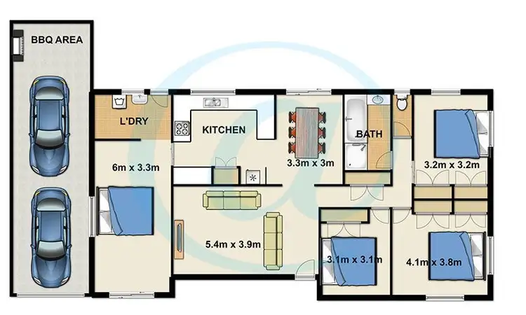 Floorplan of Homely house listing, 13 Abel Street, Springwood QLD 4127