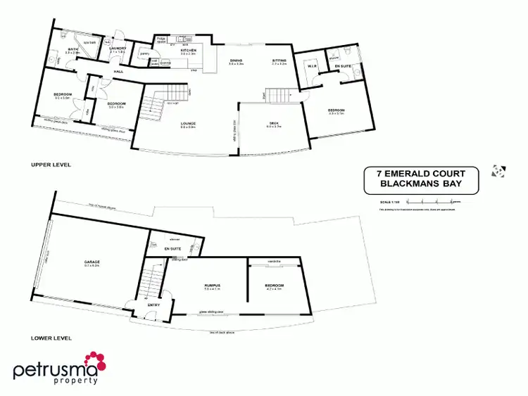 Floorplan of Homely house listing, 7 Emerald Court, Blackmans Bay TAS 7052