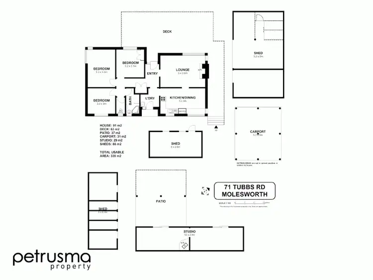 Floorplan of Homely house listing, 71 Tubbs Road, Molesworth TAS 7140