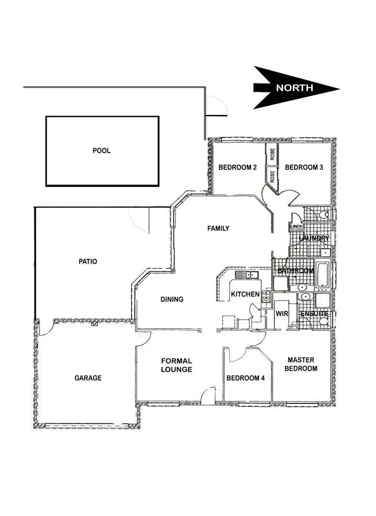 Floorplan of Homely house listing, 10 Kirralee Crescent, Upper Kedron QLD 4055