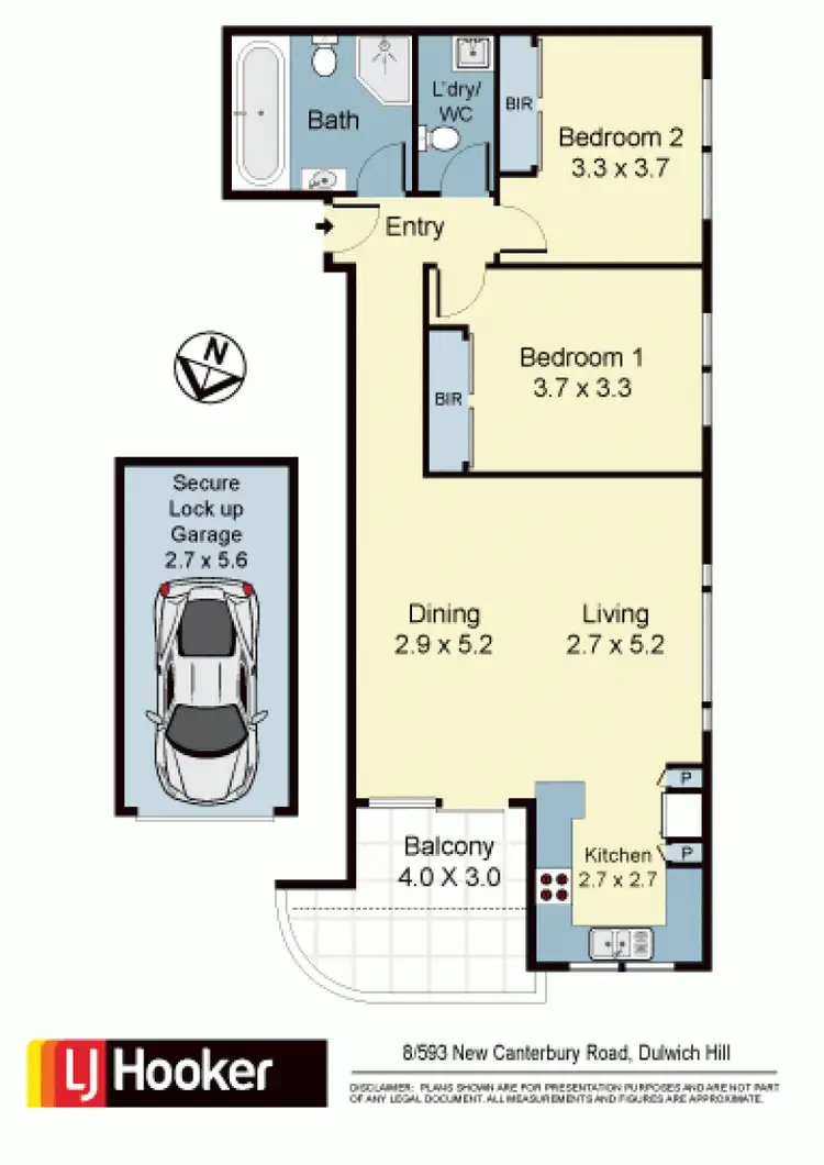 Floorplan of Homely apartment listing, 8/593 New Canterbury Road, Dulwich Hill NSW 2203