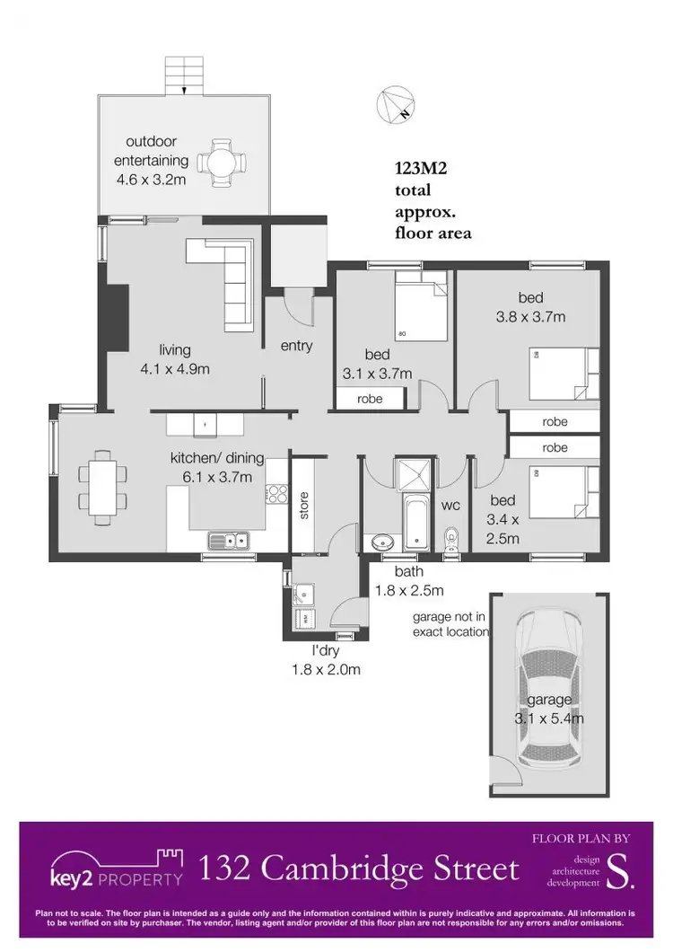 Floorplan of Homely house listing, 132 Cambridge Street, West Launceston TAS 7250