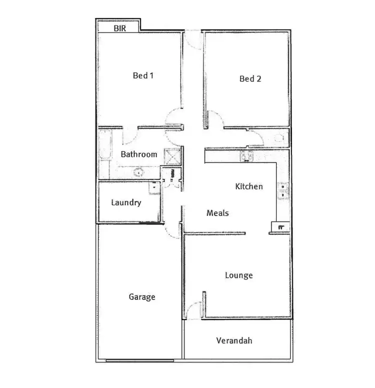 Floorplan of Homely unit listing, Address available on request