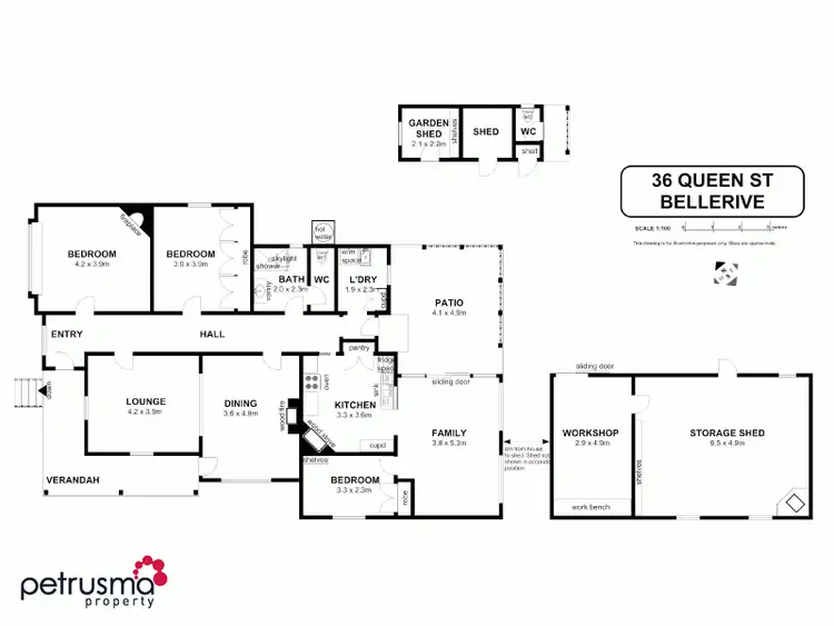 Floorplan of Homely house listing, 36 Queen Street, Bellerive TAS 7018