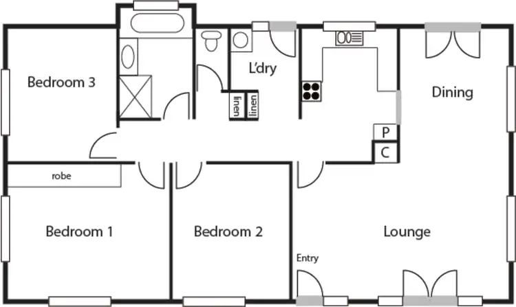 Floorplan of Homely house listing, 9 Gregson Place, Curtin ACT 2605
