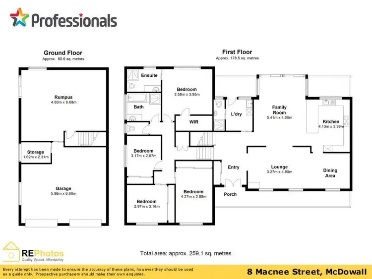 Floorplan of Homely house listing, 8 Macnee Street, Mcdowall QLD 4053