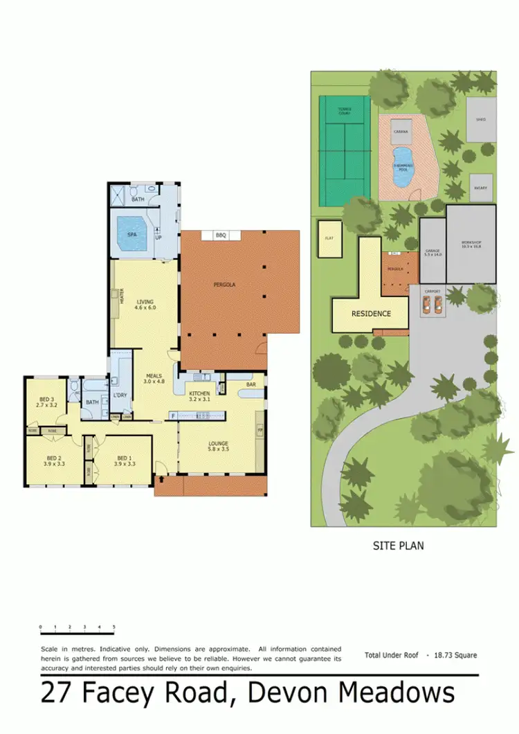Floorplan of Homely house listing, 27 FACEY ROAD, Devon Meadows VIC 3977