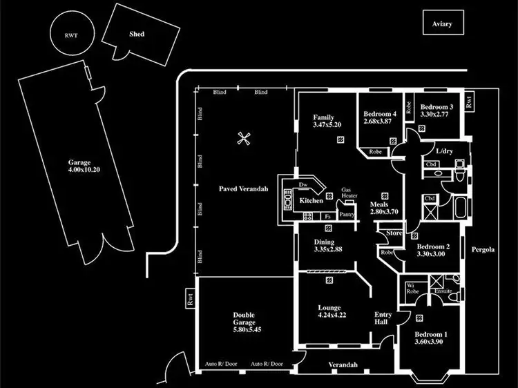 Floorplan of Homely house listing, 4 Cashel Place, Morphett Vale SA 5162