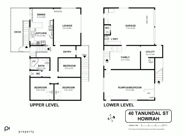Floorplan of Homely house listing, 40 Tanundal Street, Howrah TAS 7018
