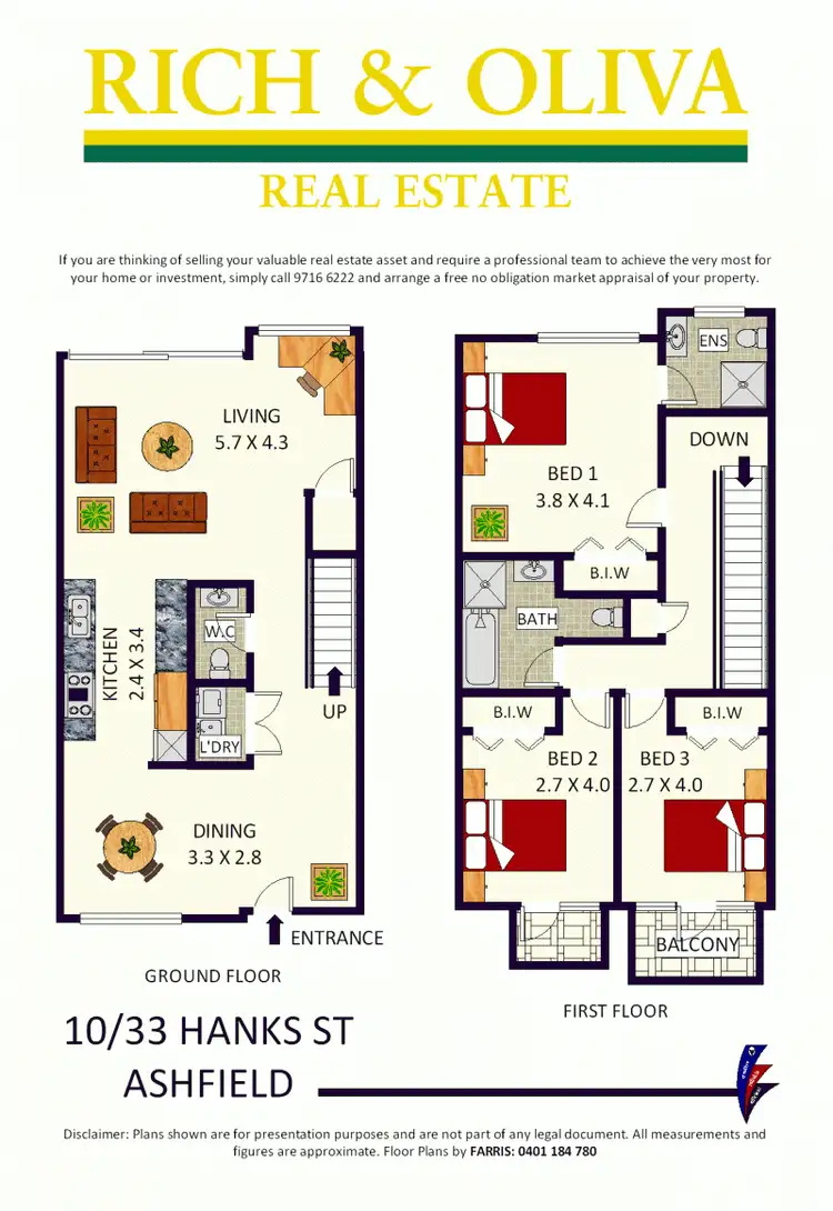Floorplan of Homely townhouse listing, 10/33 Hanks Street, Ashfield NSW 2131