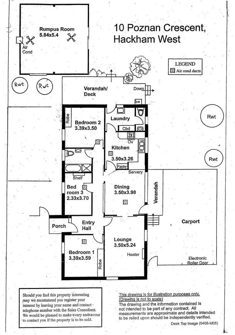 Floorplan of Homely house listing, 10 Poznan Cres, Hackham West SA 5163
