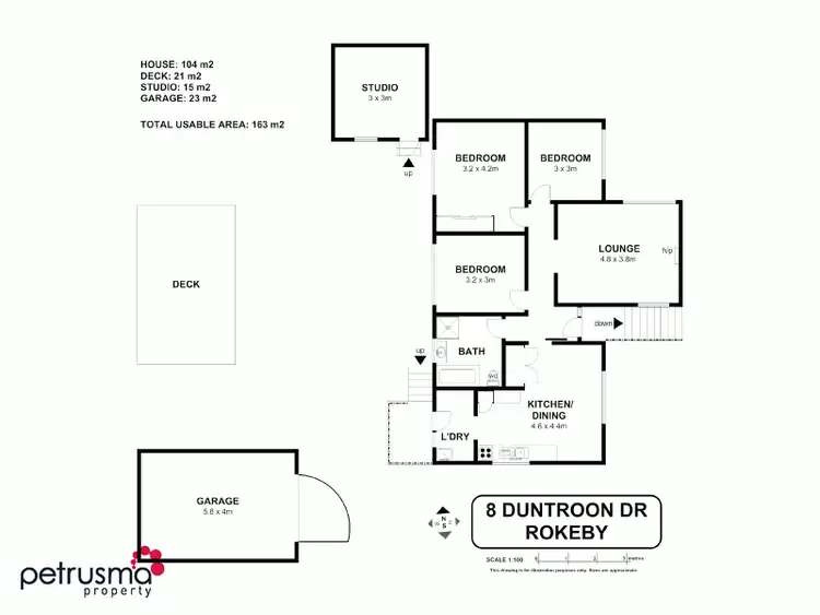 Floorplan of Homely house listing, 8 Duntroon Drive, Rokeby TAS 7019