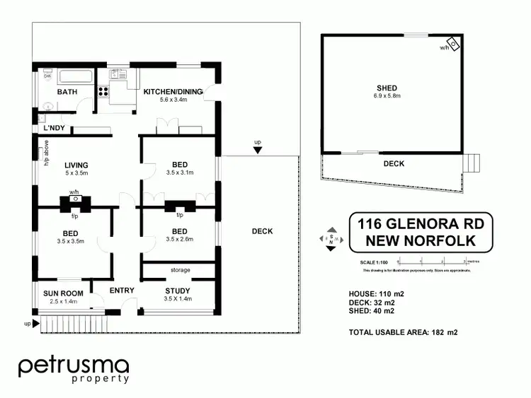 Floorplan of Homely house listing, 116 Glenora Road, New Norfolk TAS 7140