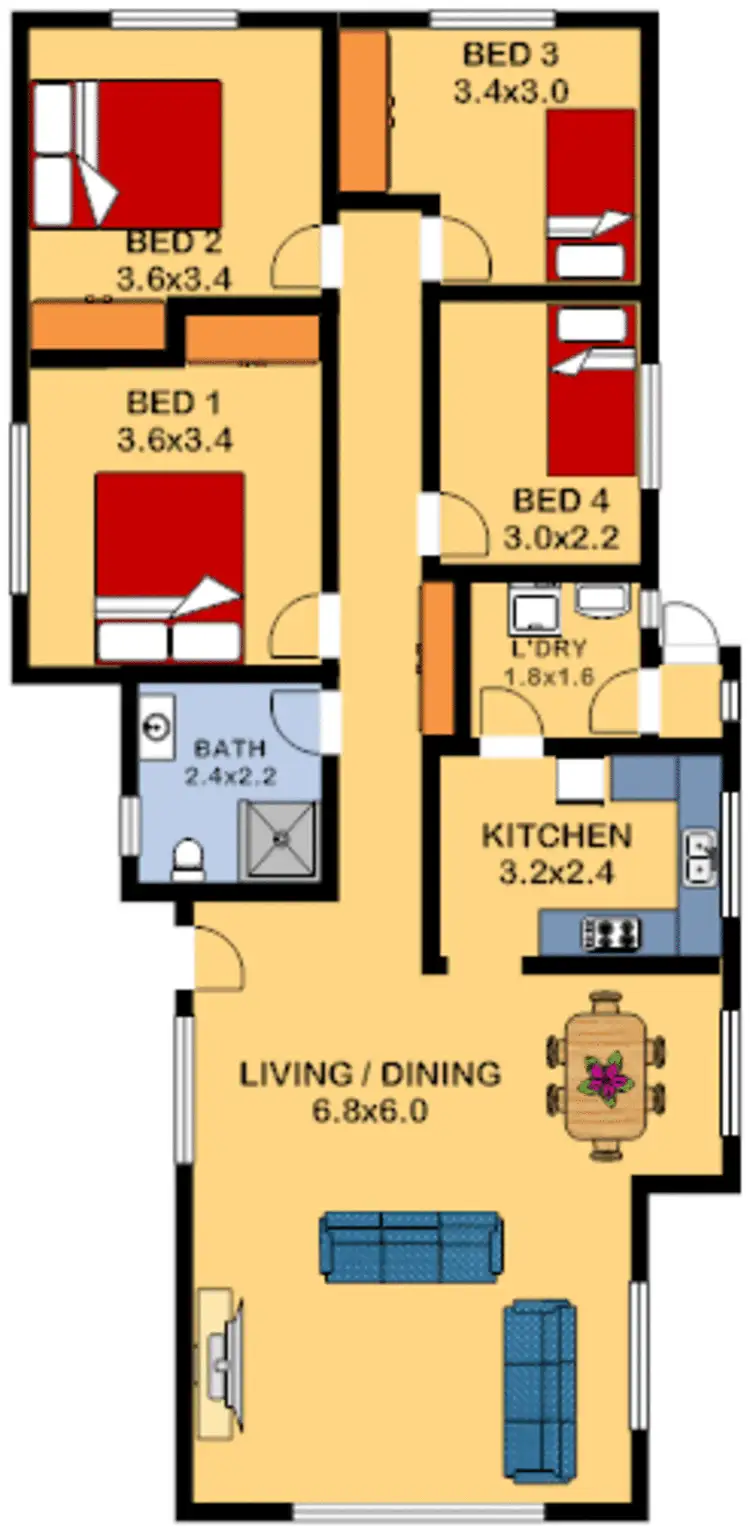Floorplan of Homely house listing, 16 Robinson Street, Belfield NSW 2191