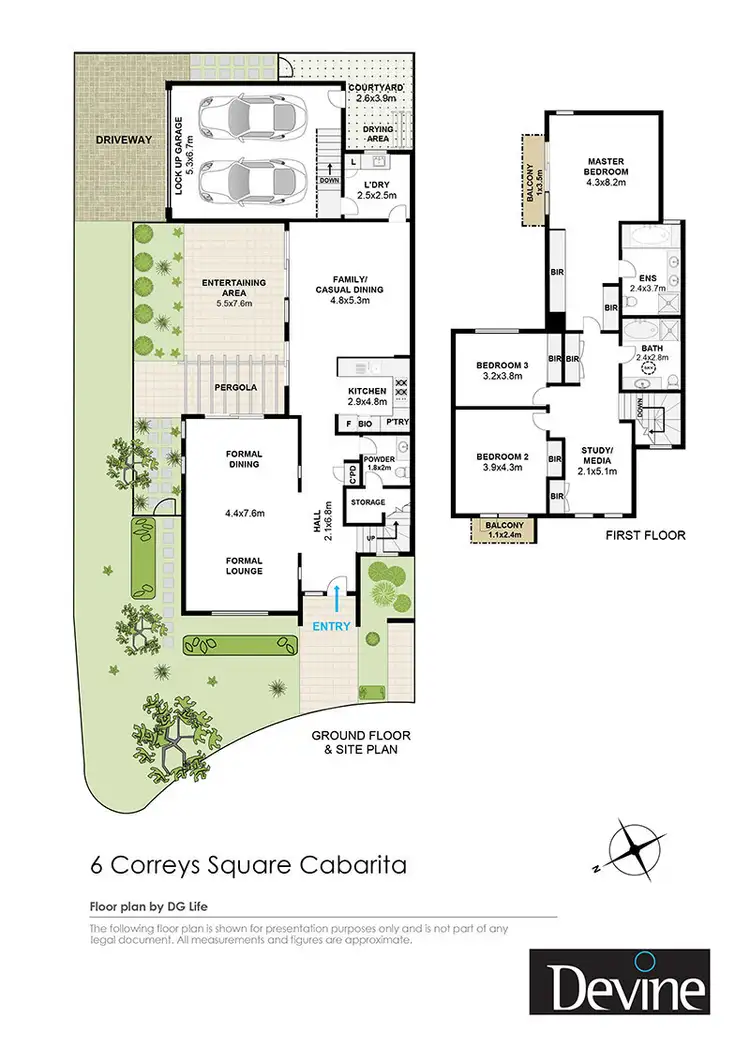 Floorplan of Homely house listing, 6 Correys Square, Cabarita NSW 2137