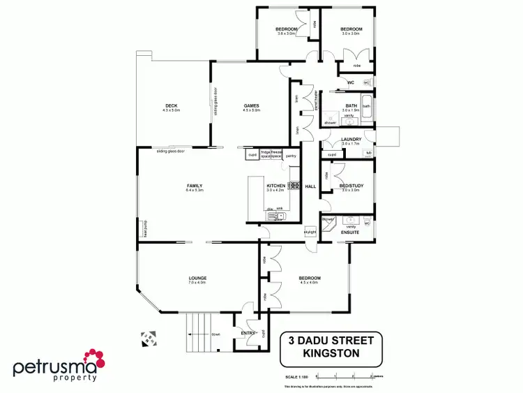 Floorplan of Homely house listing, 3 Dadu Street, Kingston TAS 7050