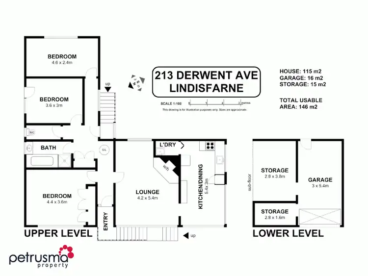 Floorplan of Homely house listing, 213 Derwent Avenue, Lindisfarne TAS 7015