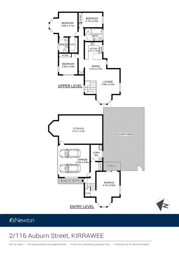 Floorplan of Homely townhouse listing, 2/116 Auburn Street, Kirrawee NSW 2232