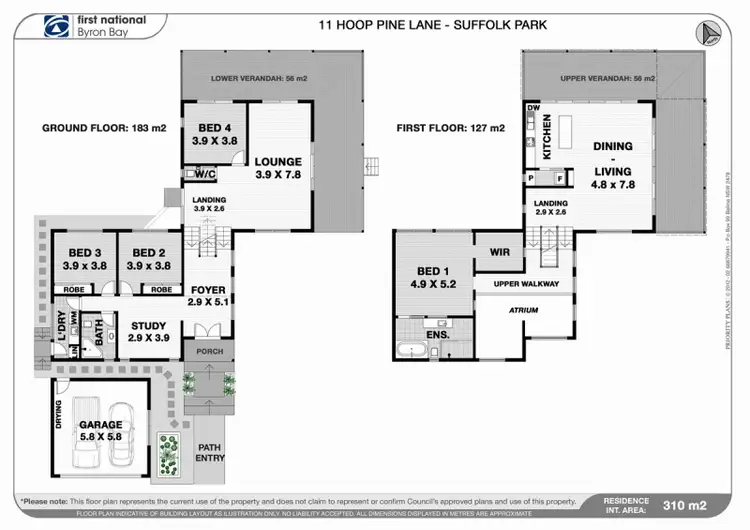 Floorplan of Homely house listing, 11 Hoop Pine Lane, Suffolk Park NSW 2481