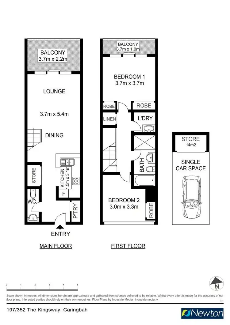 Floorplan of Homely apartment listing, 197/352-360 Kingsway, Caringbah NSW 2229