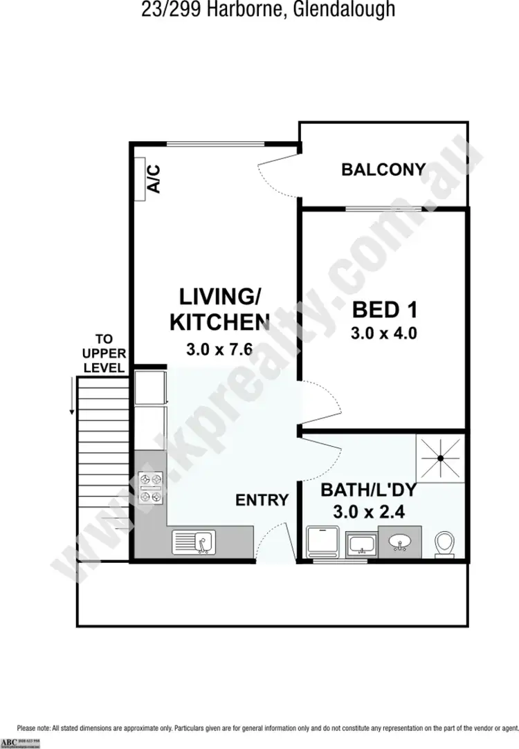 Floorplan of Homely apartment listing, 23/299 Harborne Street, Glendalough WA 6016