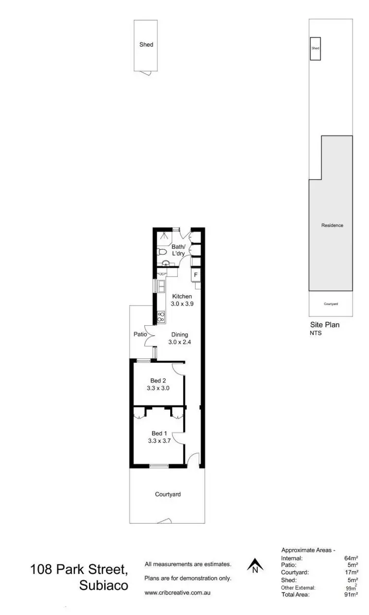 Floorplan of Homely house listing, 108 Park Street, Subiaco WA 6008