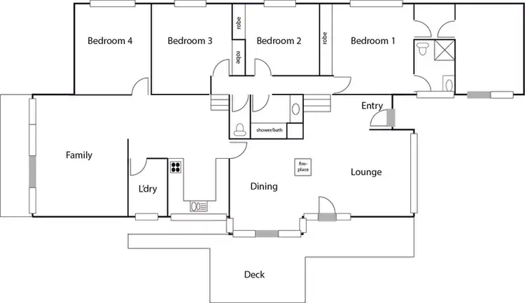 Floorplan of Homely house listing, 39 Ballarat Street, Fisher ACT 2611