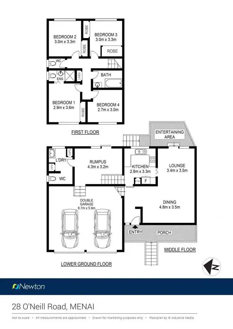 Floorplan of Homely house listing, 28 O'Neill Road, Menai NSW 2234