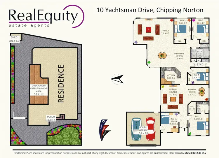 Floorplan of Homely house listing, 10 Yachtsman Drive, Chipping Norton NSW 2170