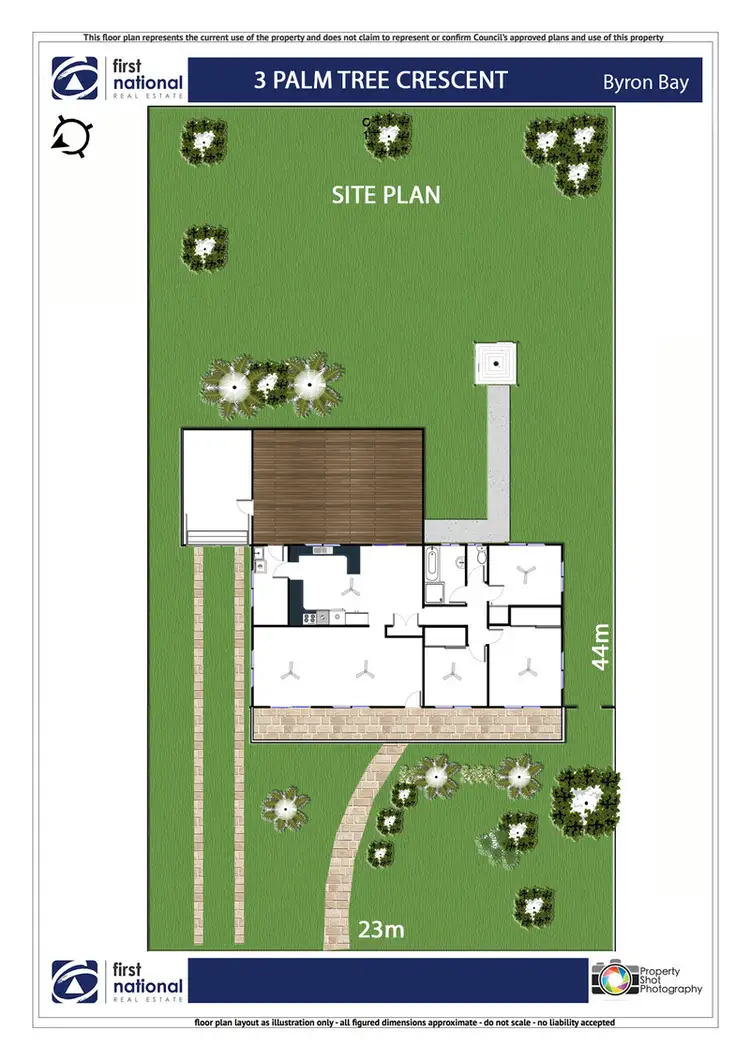 Floorplan of Homely house listing, 3 Palm Tree Crescent, Bangalow NSW 2479