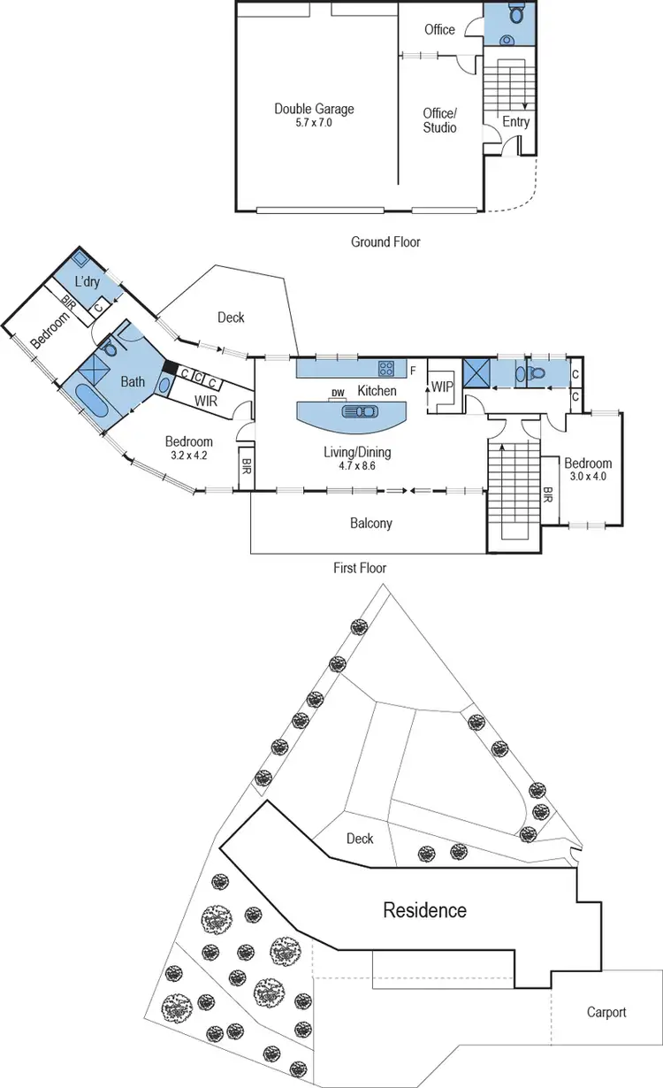 Floorplan of Homely house listing, 267 Noble Street, Newtown VIC 3220
