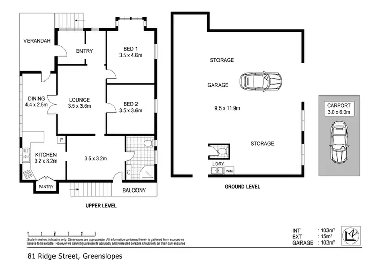Floorplan of Homely house listing, 81 Ridge Street, Greenslopes QLD 4120