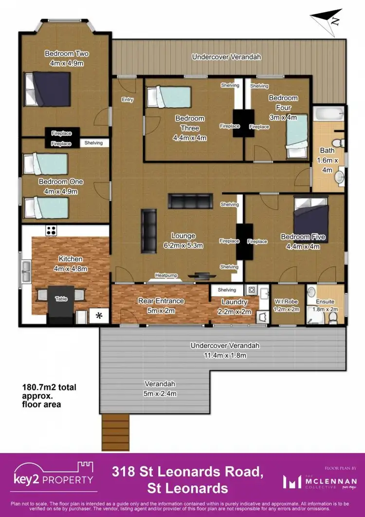 Floorplan of Homely house listing, 318 St Leonards Road, St Leonards TAS 7250