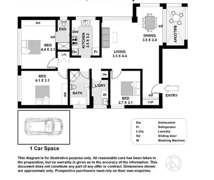 Floorplan of Homely apartment listing, 5/10 Onslow Avenue, Elizabeth Bay NSW 2011