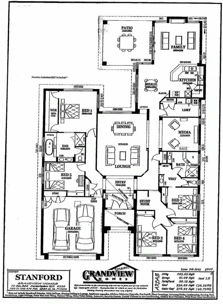 Floorplan of Homely house listing, 51 Furness Drive, Tewantin QLD 4565