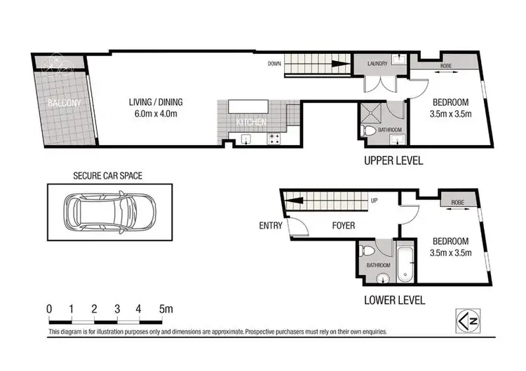 Floorplan of Homely apartment listing, 4/52-54 McEvoy Street, Waterloo NSW 2017