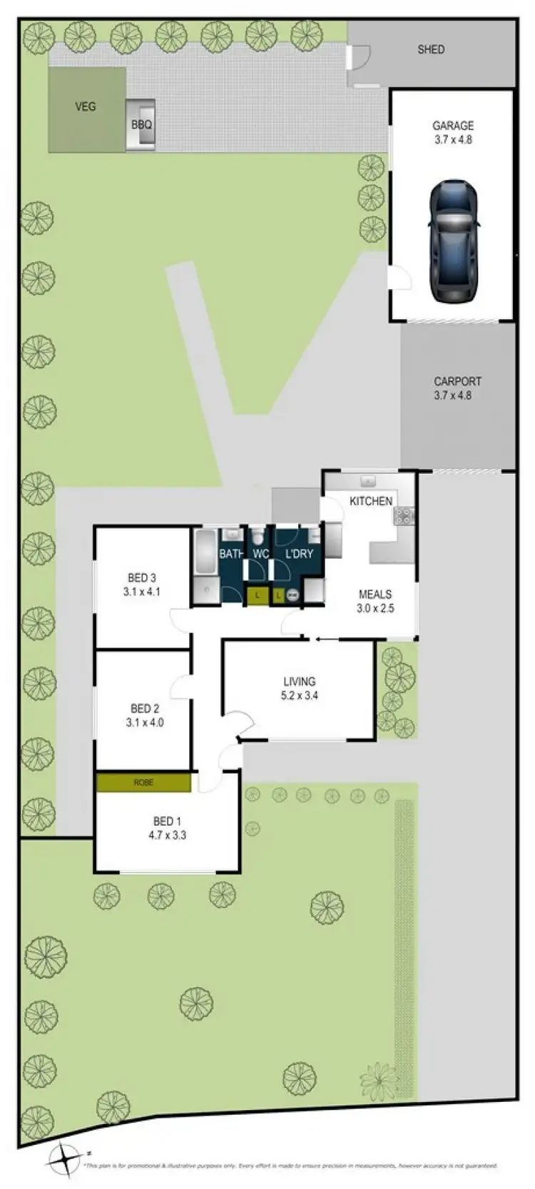 Floorplan of Homely house listing, 88 Sladen Street, Hamlyn Heights VIC 3215