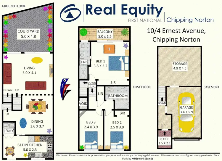 Floorplan of Homely townhouse listing, 10/4 Ernest Avenue, Chipping Norton NSW 2170