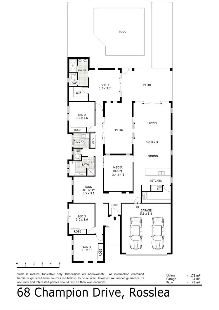 Floorplan of Homely house listing, 68 Champion Drive, Rosslea QLD 4812