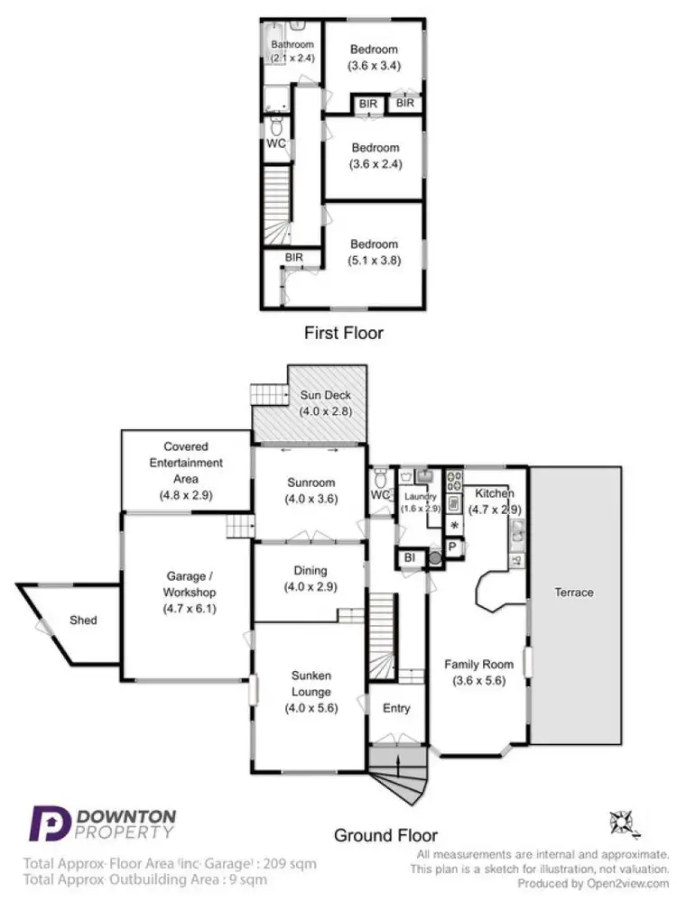 Floorplan of Homely house listing, 3 Baldwin Place, Lenah Valley TAS 7008