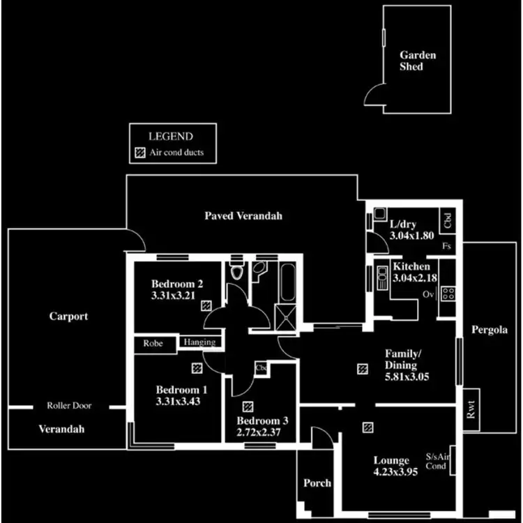 Floorplan of Homely house listing, 143 Lander Road, O'halloran Hill SA 5158