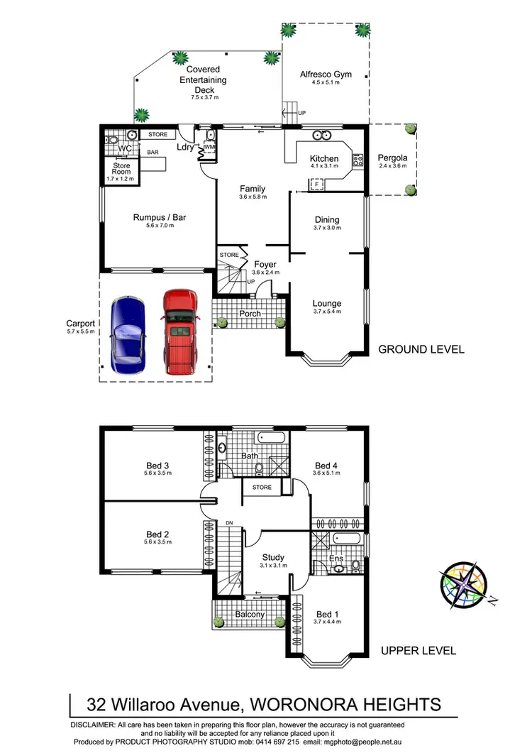 Floorplan of Homely house listing, 32 Willaroo Avenue, Woronora Heights NSW 2233