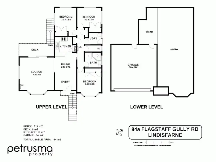 Floorplan of Homely house listing, 94A Flagstaff Gully Road, Lindisfarne TAS 7015